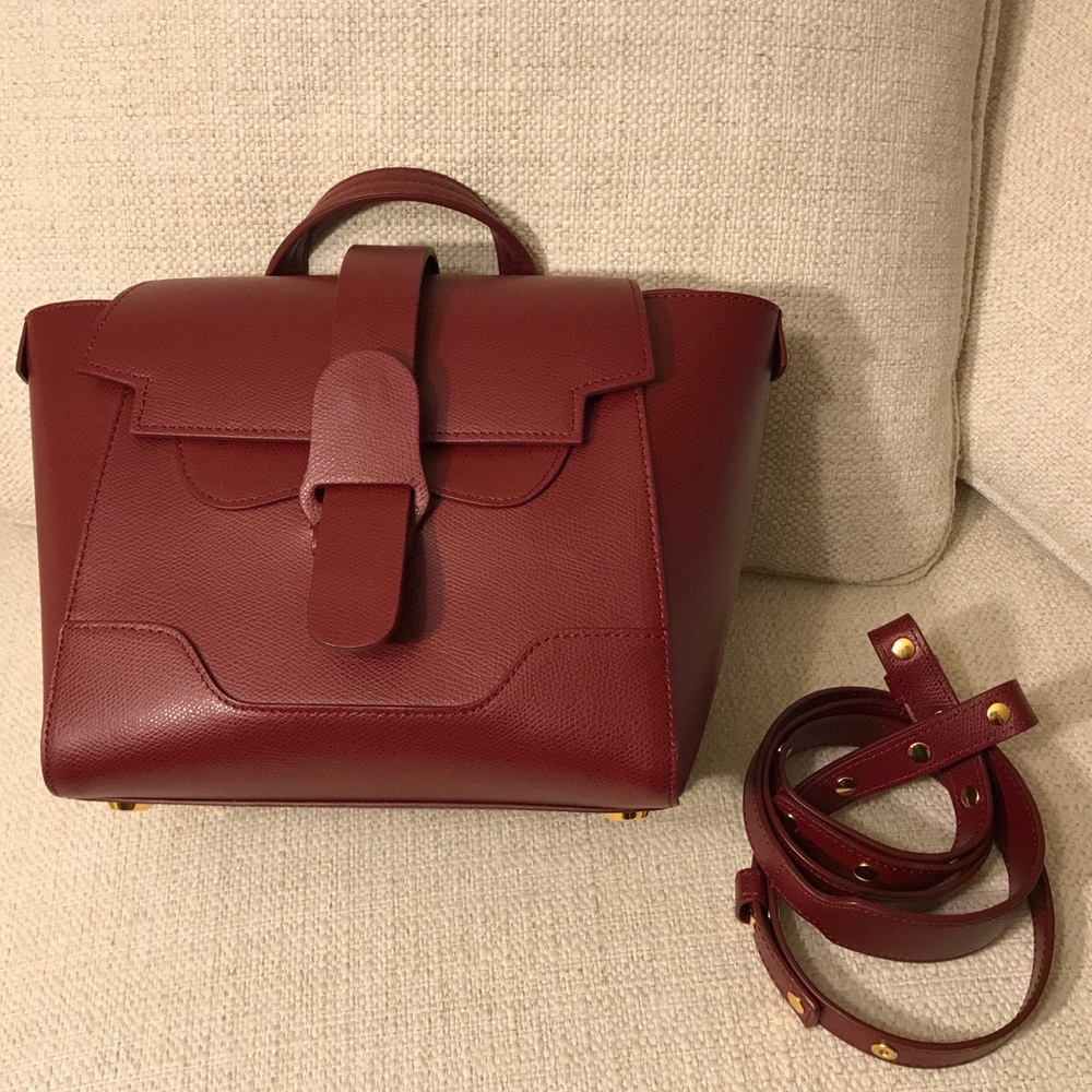 Senreve Midi Maestra bag in Merlot